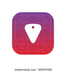 guitar pick icon