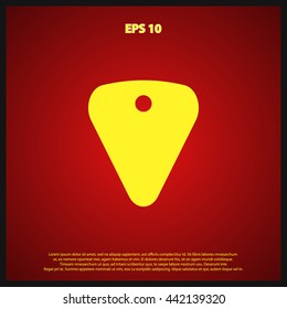 guitar pick icon