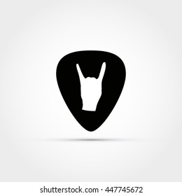 Guitar pick icon