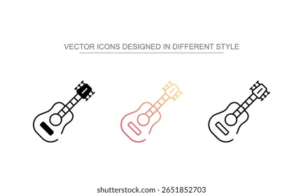 Guitar Pick icon design with white background stock illustration