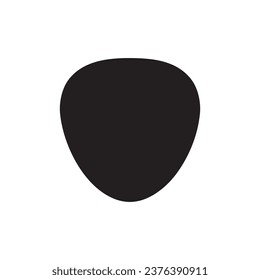 escoja guitarra Icono ilustración de estilo de moda plana sobre fondo blanco..eps