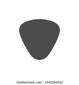 Guitar pick icon in a simple design