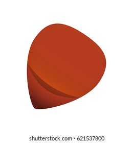 Guitar pick isolated