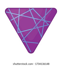 Guitar pick vector icon.Cartoon vector icon isolated on white background guitar pick.