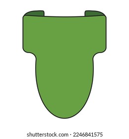 Guitar pick vector icon.Color vector icon isolated on white background guitar pick.