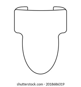 Icono de vector de selección de guitarra.Icono de vector de contorno aislado en la selección de guitarra de fondo blanco.