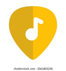 Guitar playback song on a music playlist