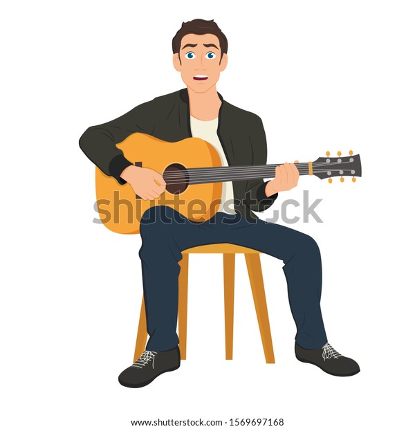 the guitar player