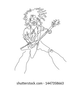 Guitar player such a rockstar