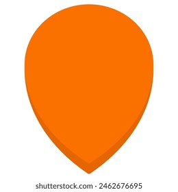 Guitar plectrum vector cartoon illustration isolated on a white background.