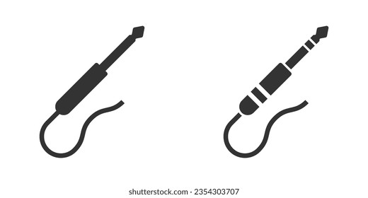 Guitar plug icon. Vector illustration.