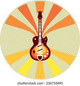 Guitar Pop Art