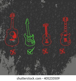 Guitar print