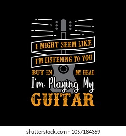 Guitar Saying & quotes. Cooler Dad. 100% vector ready for print, Best for t-shirt, sticker, poster/frame, mug, Pillow, phone & laptop cases.