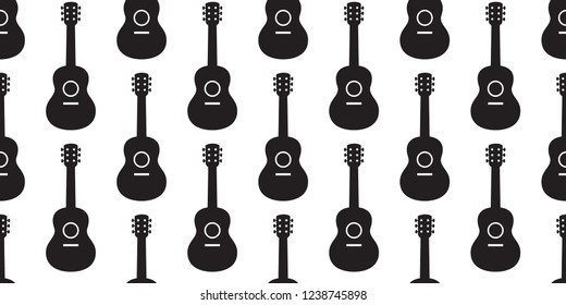 guitar seamless pattern vector bass ukulele music scarf isolated cartoon illustration graphic repeat wallpaper tile background