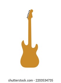Guitar set of shiny guitars, electric guitars, acoustic guitars,guitars, rock guitars, musical instruments, multicolored on background-vector.