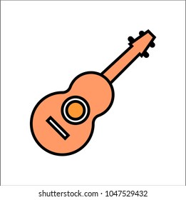 guitar sign icon