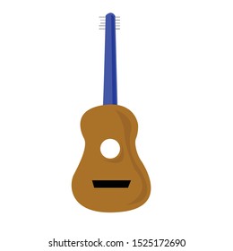 guitar simple clip art vector illustration
