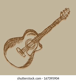 guitar sketch