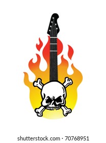 Guitar Skull