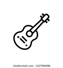guitar star icon