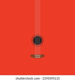 guitar string concept. isolated guitar string background, Vector Illustration. eps2