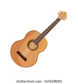 guitar string musical instrument vector illustration isolated icon