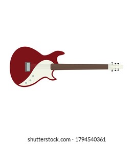 The guitar is a stringed instrument that is played by plucking, generally using the fingers or the plectrum. The guitar is formed from a main body part with a solid neck where the six strings are atta