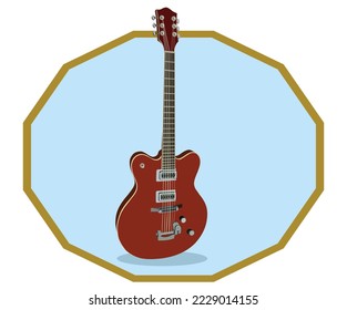 The guitar is a stringed musical instrument.