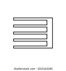 guitar strings icon illustration isolated vector sign symbol