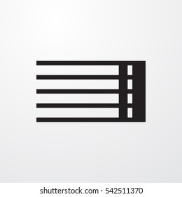 guitar strings icon illustration isolated vector sign symbol