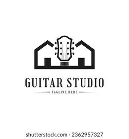 Design-Konzept für das Logo von Guitar Studio House