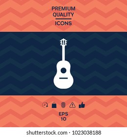 Guitar symbol icon