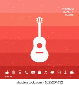 Guitar symbol icon