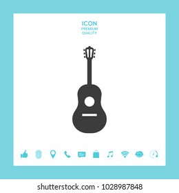 Guitar symbol icon