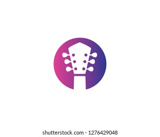 Guitar symbol illustration