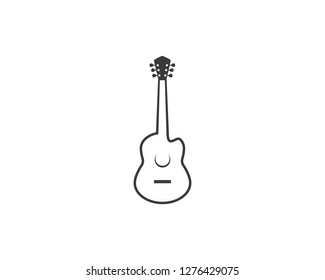 Guitar symbol illustration