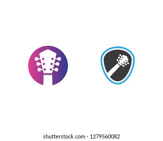 Guitar symbol illustration