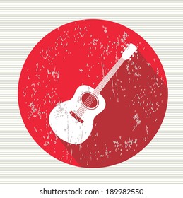 Guitar symbol,vector