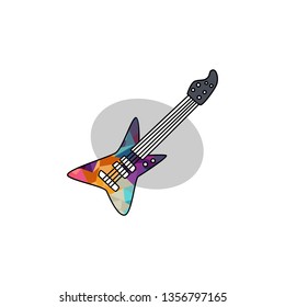 guitar theme vector art