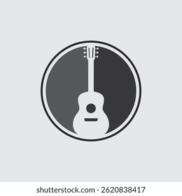 Guitarra y tipografía para necesidades creativas de marca