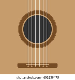 Guitar vector background element