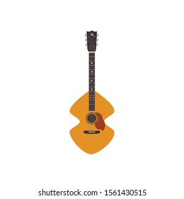 guitar vector design, instrument music illustration