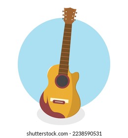 Guitar Vector FLat Style Download