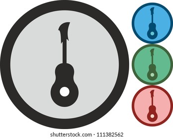 Guitar, vector, icon