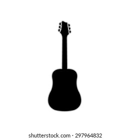 Guitar - vector icon