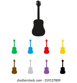 Guitar - vector icon