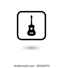 Guitar - vector icon
