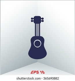 Guitar vector icon.