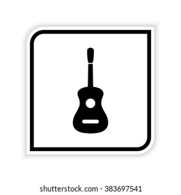 Guitar  - vector icon